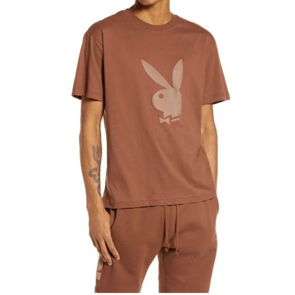 Playboy Nuance Puffy Logo Crewneck T-shirt | PACSUN